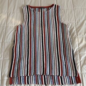 Suzy Shier Multicolor Striped Tank Top